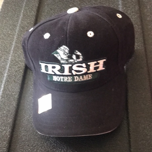 NEW NOTRE DAME FIGHTING IRISH KIDS YOUTH LARGE BASEBALL CAP HAT OFFICIAL LIDS - Picture 3 of 12